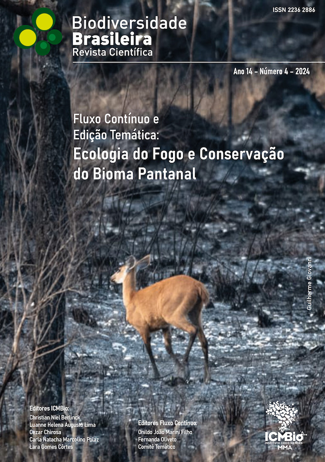 					Visualizar v. 14 n. 4 (2024): Ecologia do Fogo e Conservação do Bioma Pantanal 
				