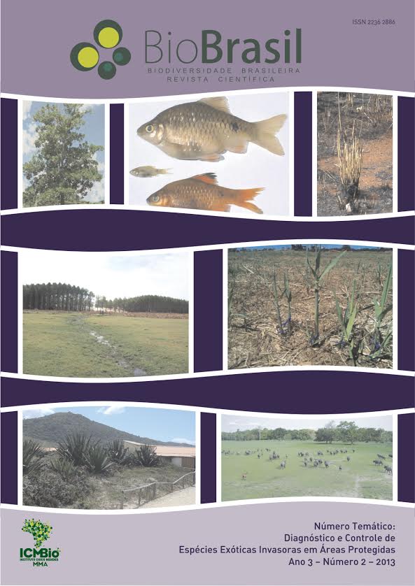 					Visualizar n. 2 (2013): Diagnóstico e Controle de Espécies Exóticas Invasoras em Áreas Protegidas
				