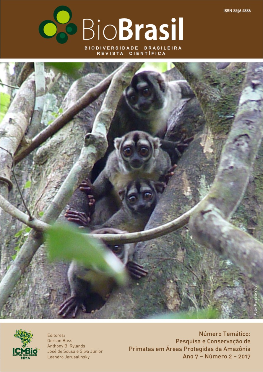 					Visualizar n. 2 (2017): Pesquisa e Conservação de Primatas em Áreas Protegidas da Amazônia
				